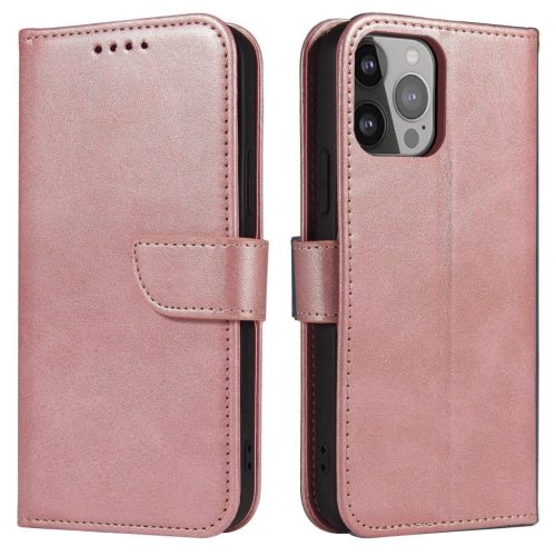 Magnet Case flap iPhone 16e tok, rózsaszín