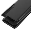 Eco Leather View Case elegant case flap and stand iPhone 16e tok, fekete