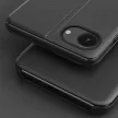 Eco Leather View Case elegant case flap and stand iPhone 16e tok, fekete