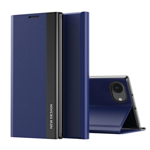 Sleep Case Pro iPhone 16e Flip and Stand tok, kék