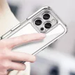 Outer Space Case iPhone 16e Flexible Frame Cover tok, átlátszó