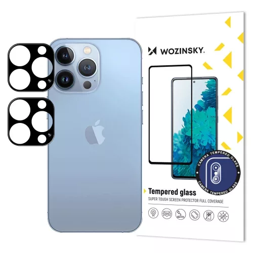 Wozinsky Full Camera Glass iPhone 17 Pro, Black, Set of 2 kameravédő