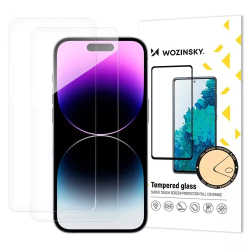 Wozinsky Tempered Glass 2-Pack iPhone 17/16 Pro edzett üvegfólia