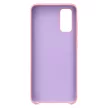 Silicone Flexible Rubber Samsung Galaxy S20 hátlap, tok, piros