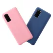 Silicone Flexible Rubber Samsung Galaxy S20 hátlap, tok, piros