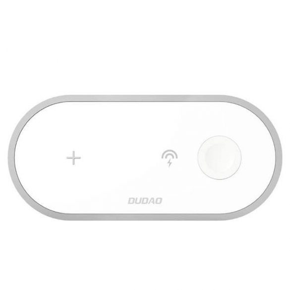 Dudao 3in1 A11 Wireless Qi Charger, AirPods, Apple Watch (38mm) és mobiltelefon asztali vezeték nélküli töltő, fehér