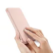 Dux Ducis Skin X Samsung Galaxy S20 oldalra nyíló tok, sötétkék