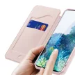 Dux Ducis Skin X Samsung Galaxy S20 oldalra nyíló tok, sötétkék