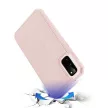 Dux Ducis Skin X Samsung Galaxy S20 oldalra nyíló tok, sötétkék
