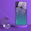Gradient Glass Huawei P40 Lite E/Y7P edzettüveg hátlap, tok, fekete-kék