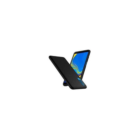 Spigen Liquid Air Samsung Galaxy A7 (2018) hátlap, tok, fekete