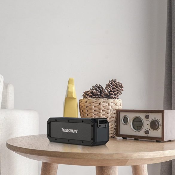 Tronsmart Element Force+ Bluetooth 5.0, NFC, Speaker, hordozható hangszóró, kültéri, vízálló, 40W, fekete