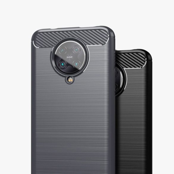 Carbon Case Flexible Xiaomi Redmi K30 Pro/Poco F2 Pro hátlap, tok, sötétkék
