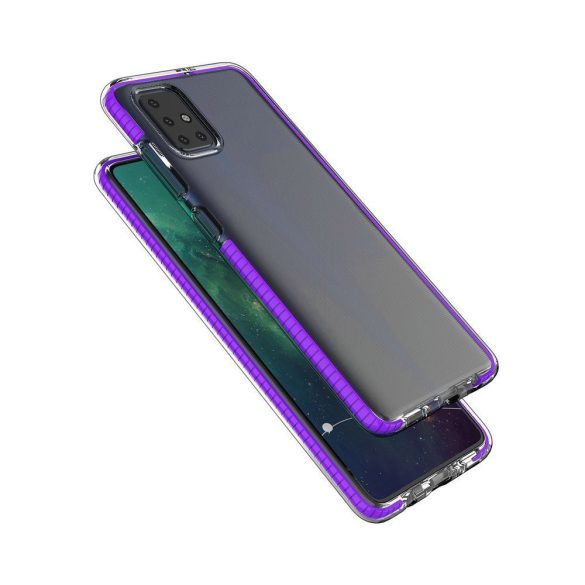 Spring Case Clear Xiaomi Redmi Note 9/Redmi 10X 4G hátlap, tok, fekete