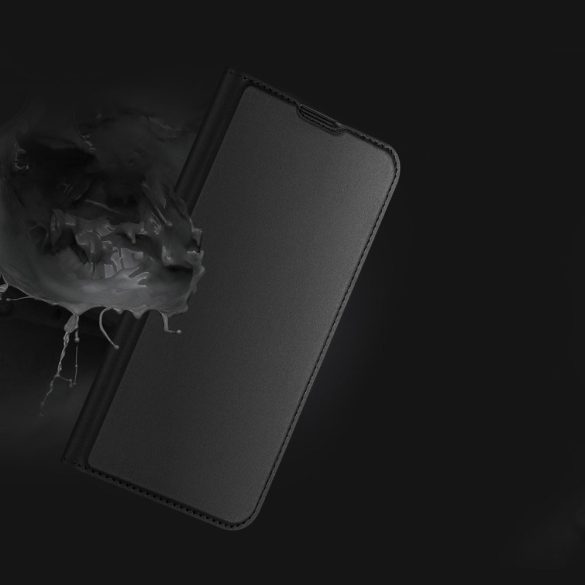 Dux Ducis Skin Pro Samsung Galaxy A21s oldalra nyíló tok, fekete