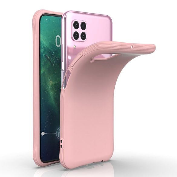 Soft Color Flexible Case Huawei P40 Lite/Nova 7i/Nova 6 SE hátlap, tok, sötétkék