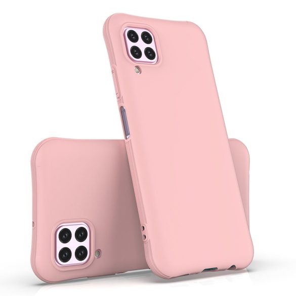 Soft Color Flexible Case Huawei P40 Lite/Nova 7i/Nova 6 SE hátlap, tok, sötétkék