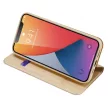 Dux Ducis Skin Pro  iPhone 12 Pro Max oldalra nyíló tok, arany
