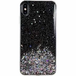   Wozinsky Star Glitter Shining Samsung Galaxy A21s hátlap, tok, fekete