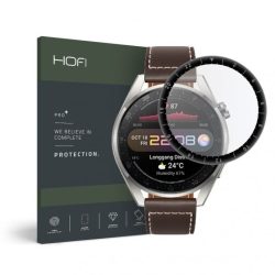   Hofi Huawei Watch 3 Pro (48mm) Hybrid Glass Screen teljes kijelzős üvegfólia, 7H keménységű, fekete