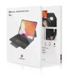 Dux Ducis iPad Pro 12.9" (2020) oldalra nyíló smart tok billentyűzettel, fekete