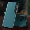 Eco Leather View Case Huawei P40 Lite E/Y7P oldalra nyíló tok, fekete