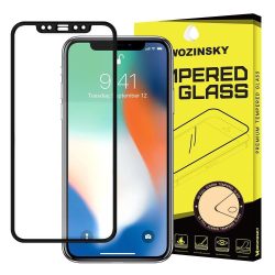   Wozinsky iPhone 12 Mini 5D Full Glue teljes kijelzős edzett üvegfólia (tempered glass), 9H keménységű, tokbarát, fekete
