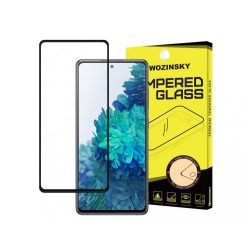   Wozinsky Samsung Galaxy S20 FE/S20 FE 5G Full Glue teljes kijelzős edzett üvegfólia (tempered glass) 9H keménységű, tokbarát, fekete