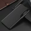 Eco Leather View Case Huawei P Smart (2021)/Y7A oldalra nyíló tok, fekete