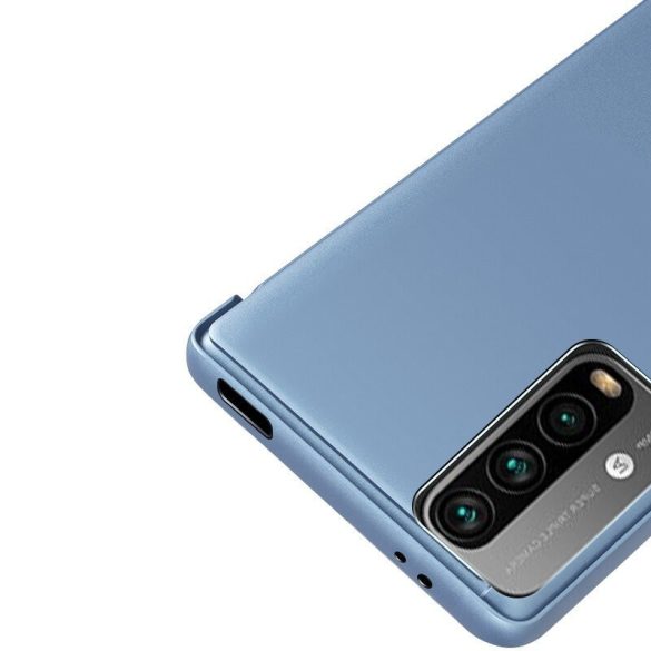 Clear View Case cover for Xiaomi Redmi 9T/Poco M3 oldalra nyíló tok, rózsaszín