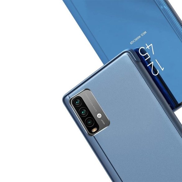 Clear View Case cover for Xiaomi Redmi 9T/Poco M3 oldalra nyíló tok, rózsaszín