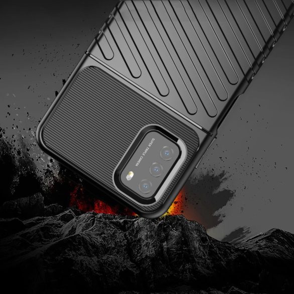 Armored Thunder Xiaomi Redmi 9T/Poco M3 ütésálló hátlap, tok, zöld