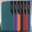 Eco Leather View Case Samsung Galaxy A72 5G/A72 4G oldalra nyíló tok lila