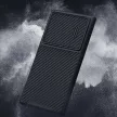 Nillkin Synthetic Fiber S Case ütésálló tok Samsung Galaxy S23 Ultra, kamerafedél, fekete
