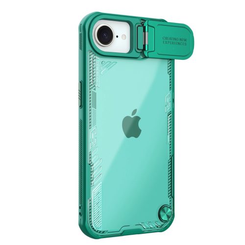 Nillkin Iceblade Prop Case Lens Cover and Stand iPhone 16e tok, zöld