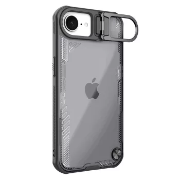 Nillkin Iceblade Prop Case Stand iPhone 16e tok, fekete