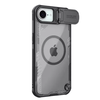   Nillkin Iceblade Prop Magnetic Case Lens Cover and Stand iPhone 16e tok, fekete