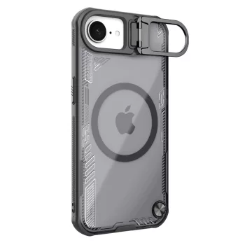   Nillkin Iceblade Prop Magnetic Case Stand iPhone 16e tok, fekete