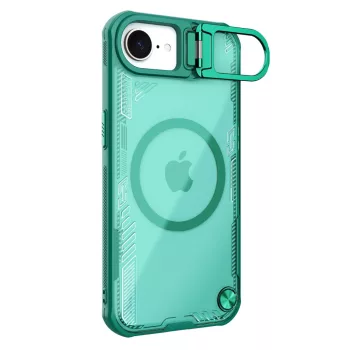   Nillkin Iceblade Prop Magnetic Case Stand iPhone 16e tok, zöld