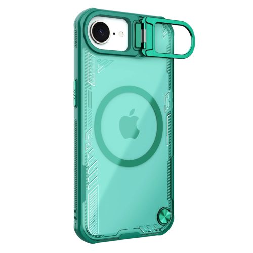 Nillkin Iceblade Prop Magnetic Case Stand iPhone 16e tok, zöld
