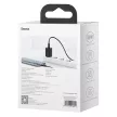 Baseus Super Si TZCCSUP-L01 USB-C hálózati töltő adapter, és USB-C/USB-C 1m kábel, gyorstöltő, 25W, PD, 3A, fekete