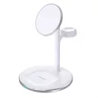 Choetech inductive charger (MagSafe compatible) stand for iPhone, Apple Watch, AirPods white (T585-F)