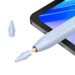 BASEUS aktív univerzális kapacitív toll vezeték nélküli töltéssel kompatibilis iPad 125 mAh Stylus Writing 2, fehér