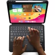 DUX DUCIS tok DK összecsukható vezeték nélküli billentyűzettel iPad Pro 11 (2024), fekete