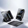 DUX DUCIS tok DK összecsukható vezeték nélküli billentyűzettel iPad Pro 13 (2024), fekete