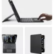 DUX DUCIS tok DK összecsukható vezeték nélküli billentyűzettel iPad Pro 13 (2024), fekete