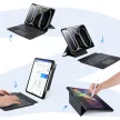 DUX DUCIS tok DK összecsukható vezeték nélküli billentyűzettel iPad Pro 13 (2024), fekete