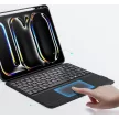 DUX DUCIS tok DK összecsukható vezeték nélküli billentyűzettel iPad Pro 13 (2024), fekete