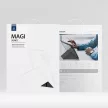DUX DUCIS tok MAGI ceruzatartóval iPad Air Air 6 11" iPad Air 6 11", fekete