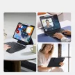 Dux Ducis DK Series Bluetooth Keyboard tok Apple iPad Pro 12.9 (2020/2021/2022) tok billentyűzettel, fekete